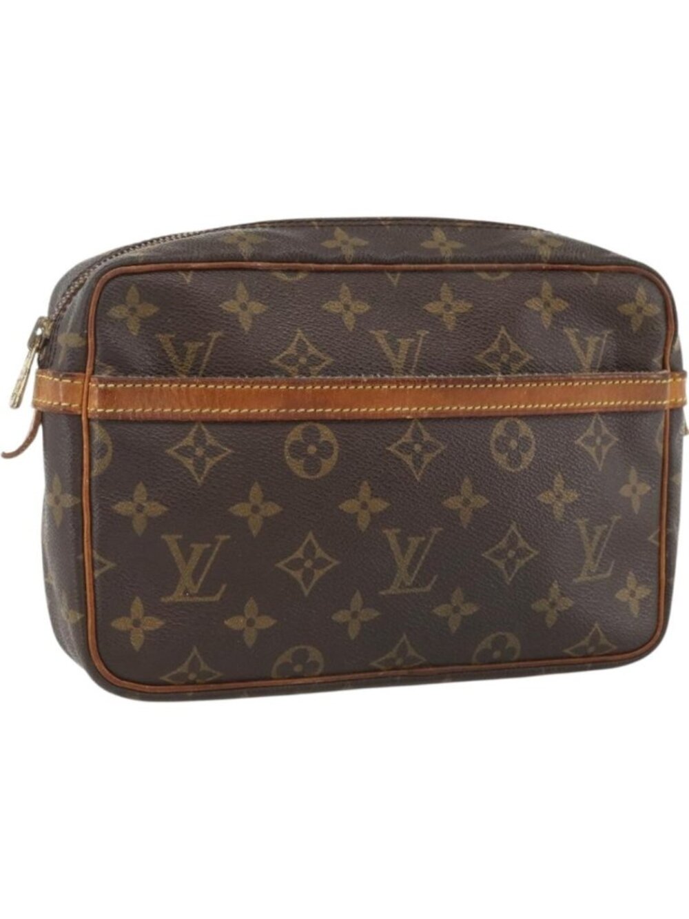 LOUIS VUITTON Monogram Compiegne 23 Clutch Bag M51847